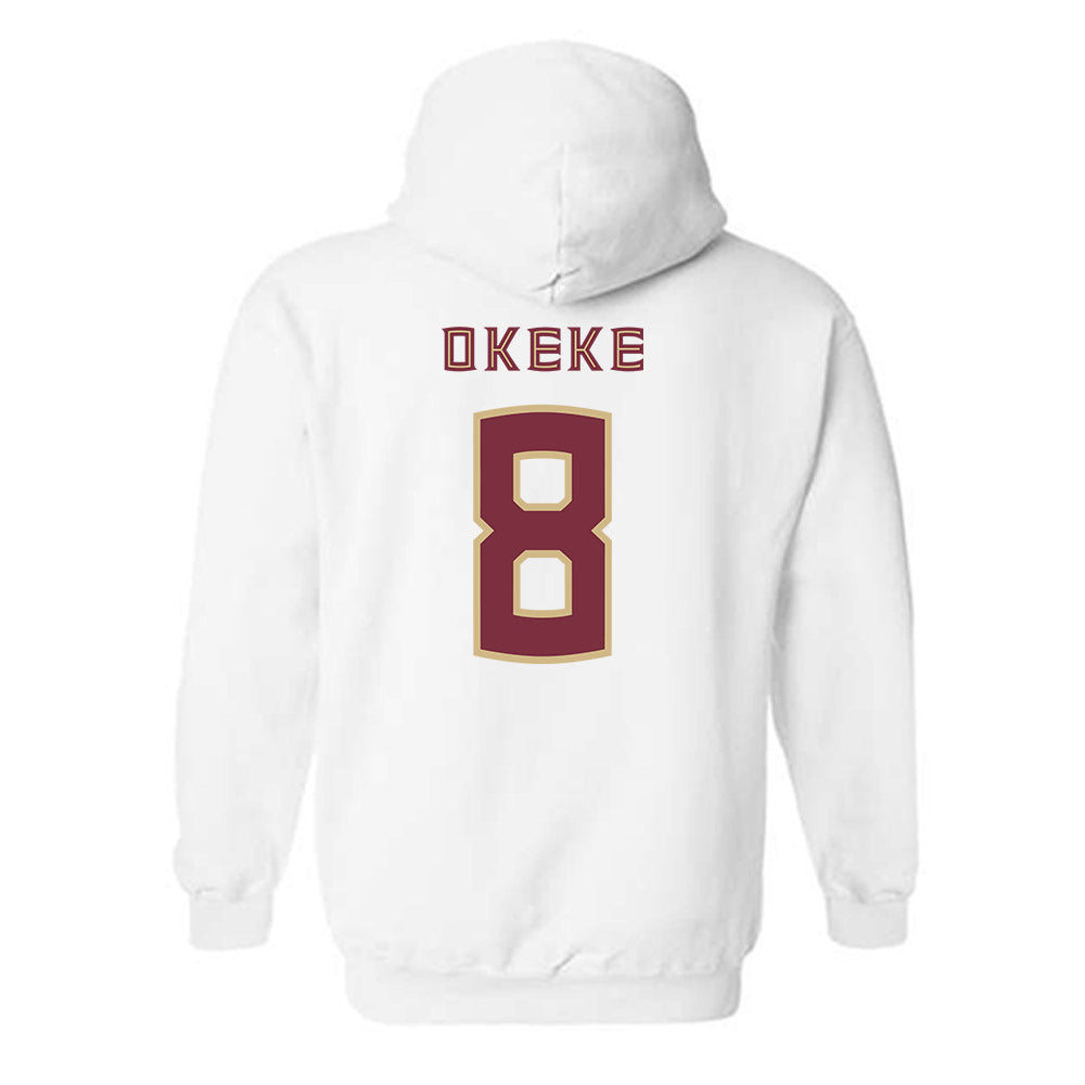 FSU - NCAA Women's Soccer : Janet Okeke - Replica Shersey Hooded Sweatshirt-1