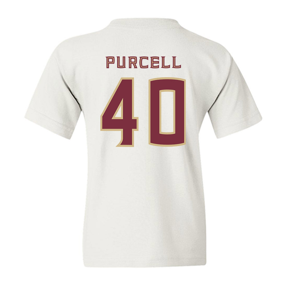 FSU - NCAA Baseball : Brodie Purcell - Replica Shersey Youth T-Shirt-1