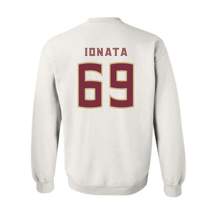 FSU - NCAA Football : Mike Ionata - Replica Shersey Crewneck Sweatshirt-1