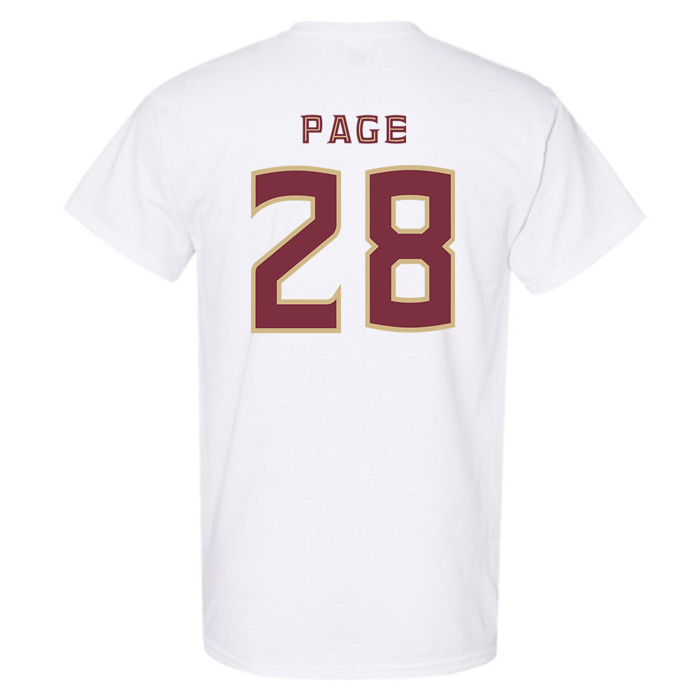 FSU - NCAA Women's Soccer : Olivia Page - Replica Shersey T-Shirt-1