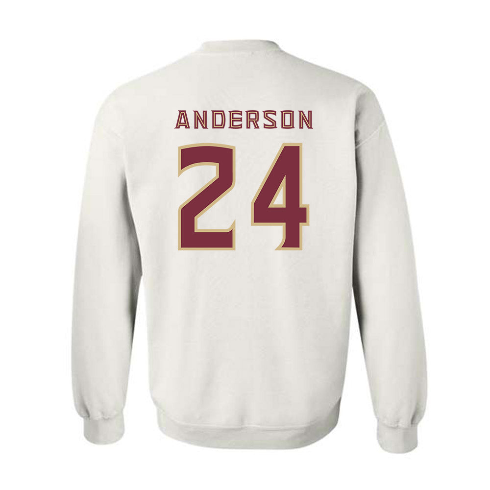 FSU - NCAA Women's Soccer : ashlyn anderson - Replica Shersey Crewneck Sweatshirt-1