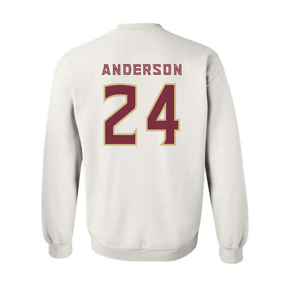 FSU - NCAA Women's Soccer : ashlyn anderson - Replica Shersey Crewneck Sweatshirt-1