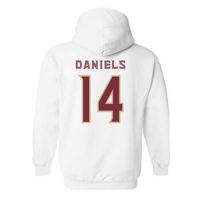 FSU - NCAA Football : Ashton Daniels - Replica Shersey Hooded Sweatshirt-1