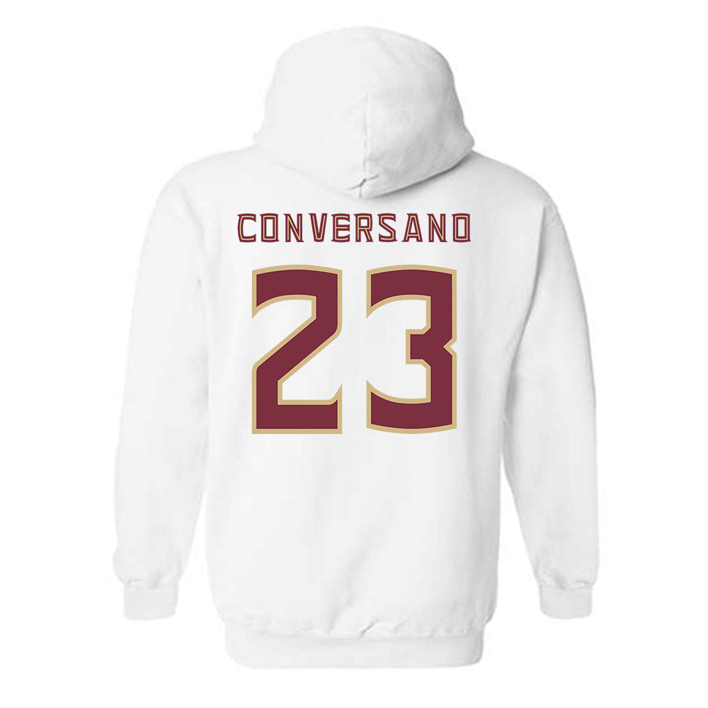 FSU - NCAA Women's Lacrosse : Mackenzie Conversano - Replica Shersey Hooded Sweatshirt-1