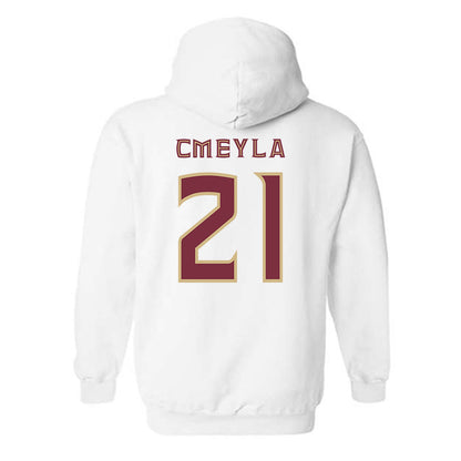 FSU - NCAA Baseball : Nathan Cmeyla - Replica Shersey Hooded Sweatshirt-1