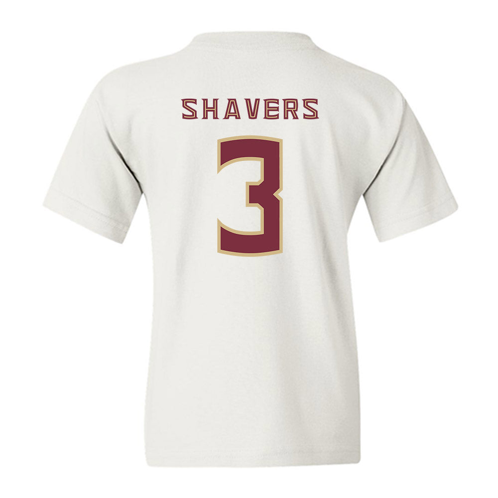 FSU - NCAA Women's Basketball : Jasmine Shavers - Replica Shersey Youth T-Shirt-1