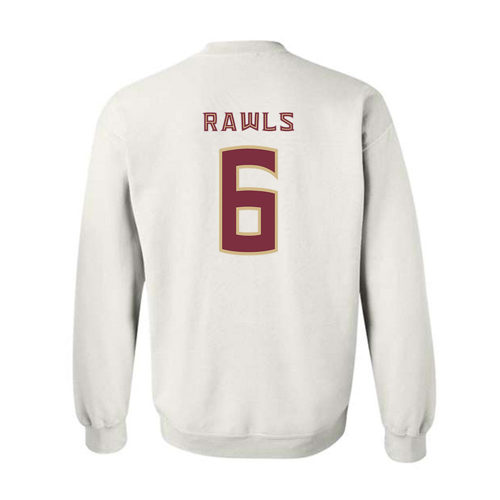 FSU - NCAA Football : Ja'Bril Rawls - Replica Shersey Crewneck Sweatshirt-1