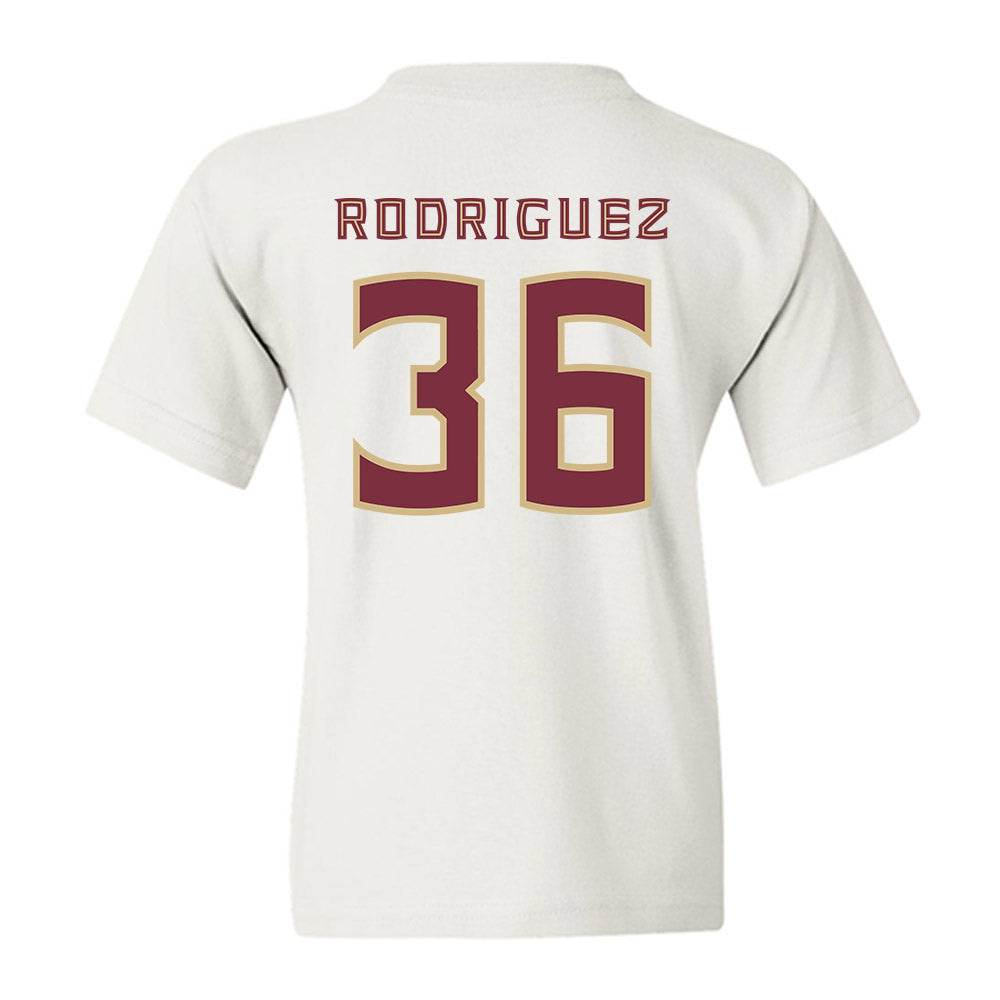 FSU - NCAA Baseball : Mookie Rodriguez - Replica Shersey Youth T-Shirt-1