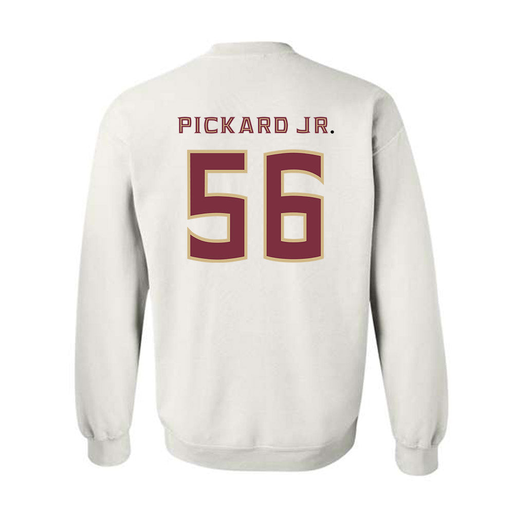 FSU - NCAA Football : Steven Pickard Jr. - Replica Shersey Crewneck Sweatshirt-1