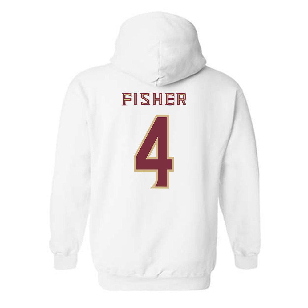 FSU - NCAA Baseball : Cal Fisher - Replica Shersey Hooded Sweatshirt