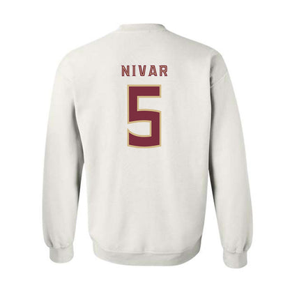 FSU - NCAA Women's Basketball : Jasmine Nivar - Replica Shersey Crewneck Sweatshirt-1