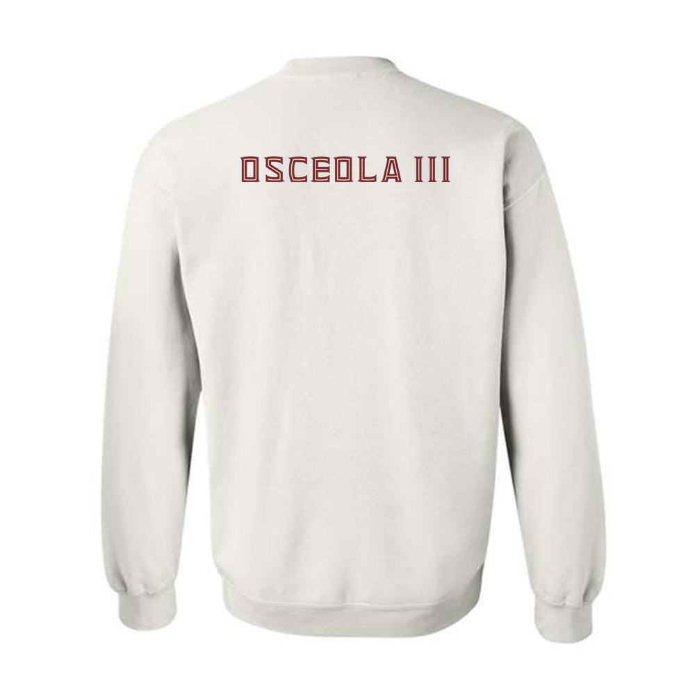 FSU - NCAA Baseball : OB Osceola III - Replica Shersey Crewneck Sweatshirt-1