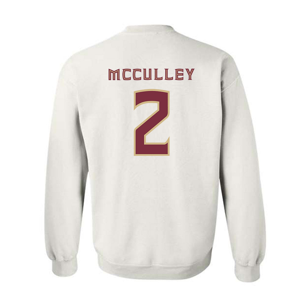 FSU - NCAA Baseball : Carter McCulley - Replica Shersey Crewneck Sweatshirt