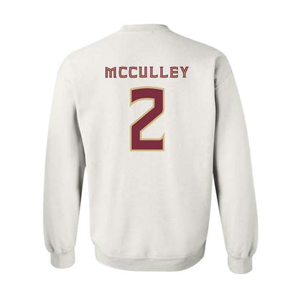 FSU - NCAA Baseball : Carter McCulley - Replica Shersey Crewneck Sweatshirt