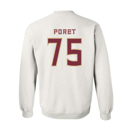 FSU - NCAA Football : Sean Poret - Replica Shersey Crewneck Sweatshirt-1