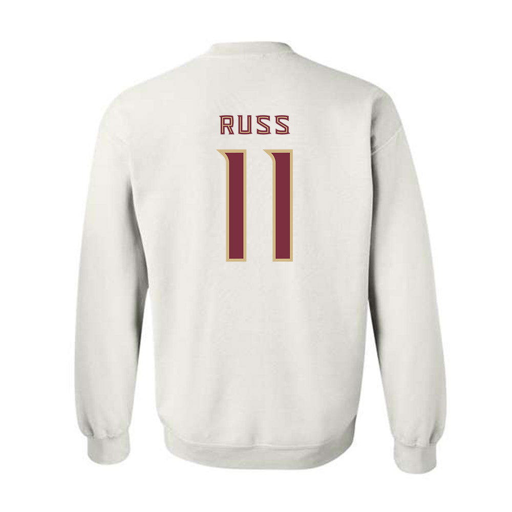 FSU - NCAA Women's Volleyball : Caylan Russ - Replica Shersey Crewneck Sweatshirt