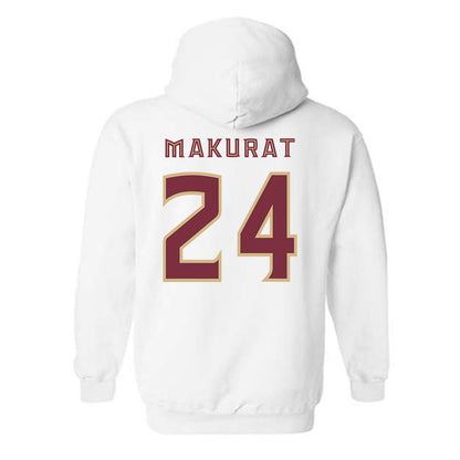 FSU - NCAA Women's Basketball : Agata Makurat - Replica Shersey Hooded Sweatshirt-1