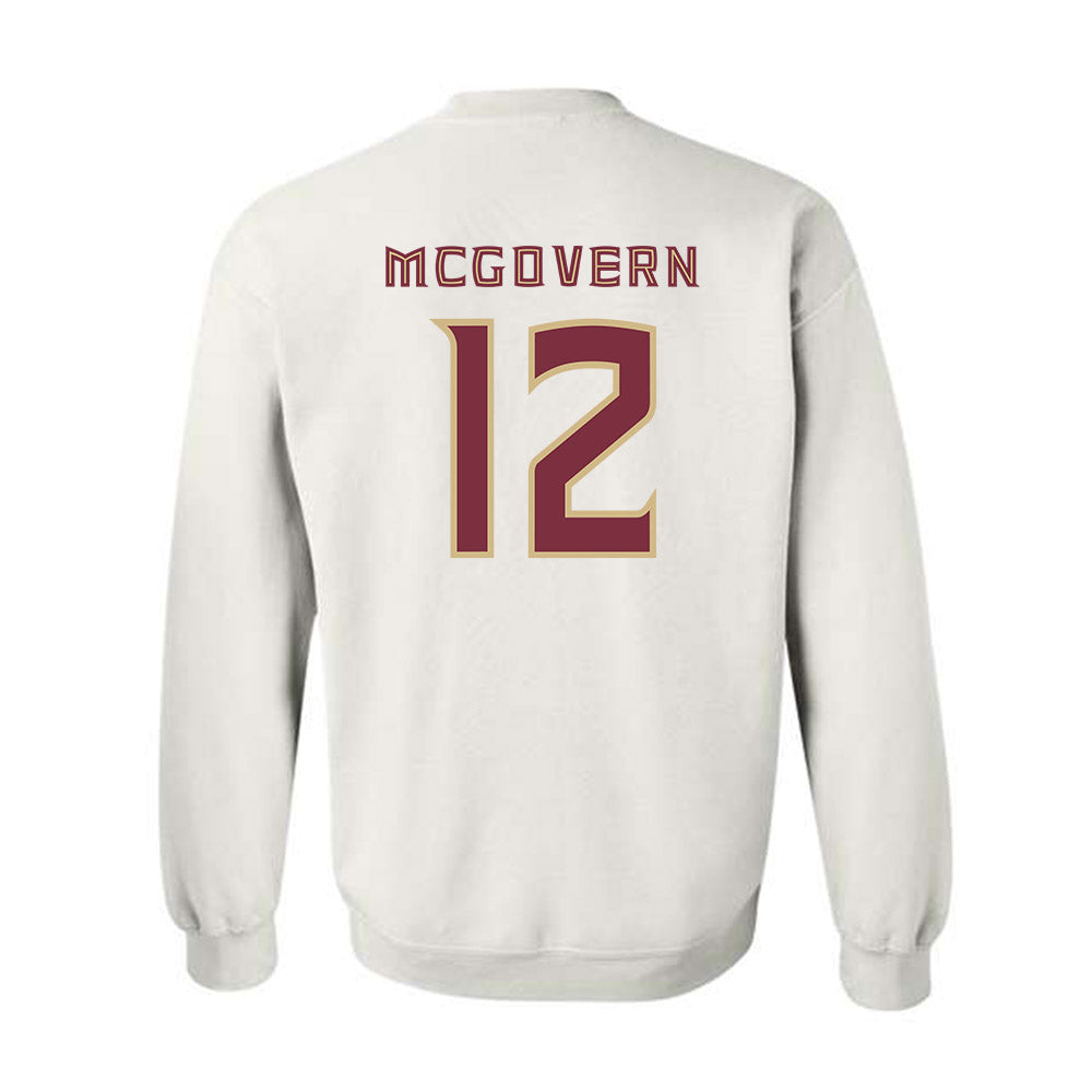 FSU - NCAA Women's Soccer : Peyton McGovern - Replica Shersey Crewneck Sweatshirt-1