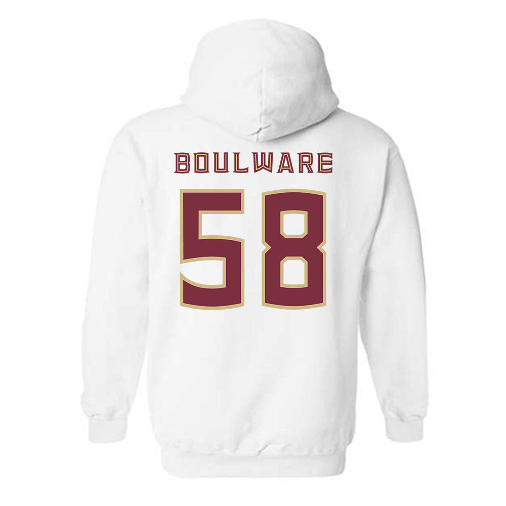 FSU - NCAA Beach Volleyball : Jordan Boulware - Replica Shersey Hooded Sweatshirt-1
