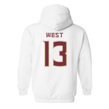 FSU - NCAA Women's Lacrosse : Peyton West - Replica Shersey Hooded Sweatshirt-1