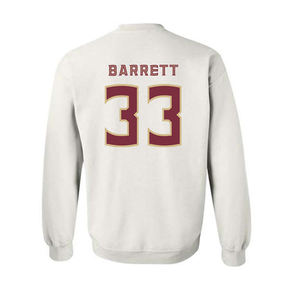 FSU - NCAA Baseball : Ben Barrett - Replica Shersey Crewneck Sweatshirt