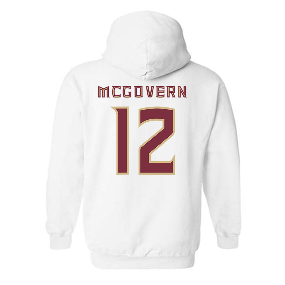 FSU - NCAA Women's Soccer : Peyton McGovern - Replica Shersey Hooded Sweatshirt-1