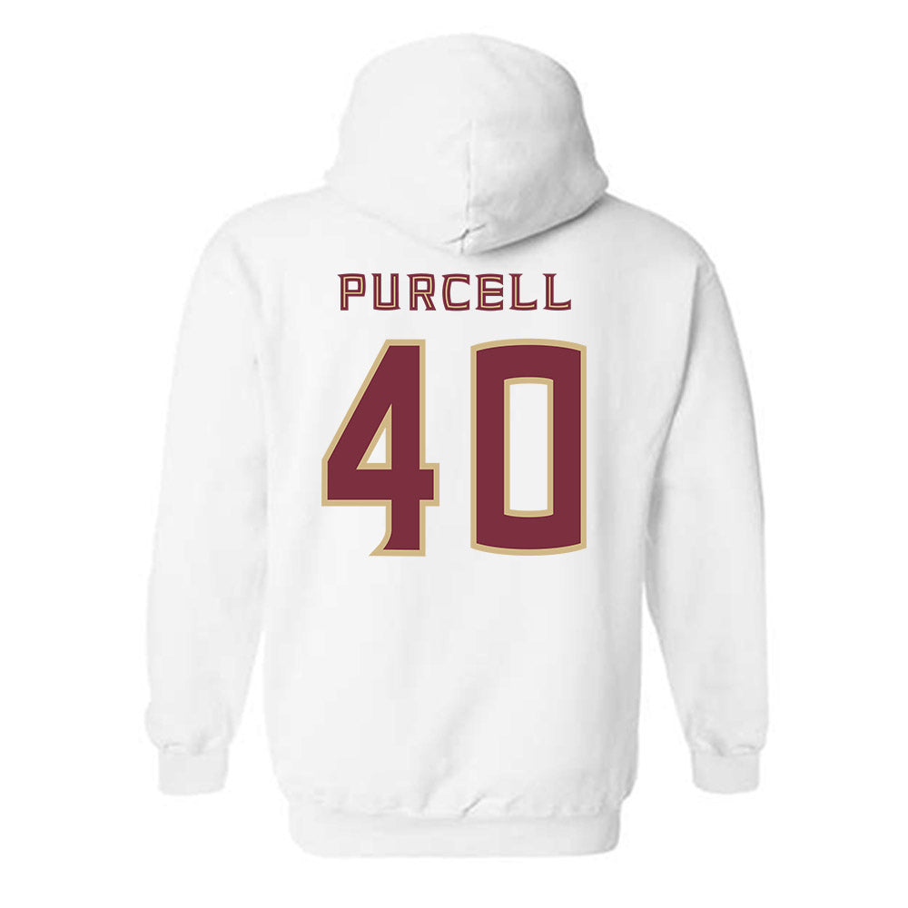 FSU - NCAA Baseball : Brodie Purcell - Replica Shersey Hooded Sweatshirt-1