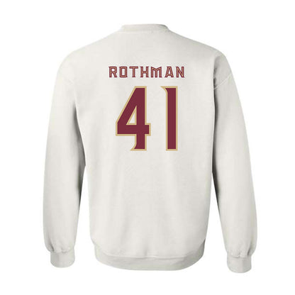 FSU - NCAA Beach Volleyball : Audrey Rothman - Replica Shersey Crewneck Sweatshirt-1