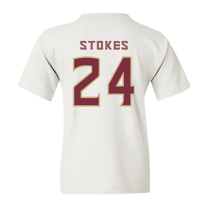 FSU - NCAA Baseball : Cole Stokes - Replica Shersey Youth T-Shirt-1