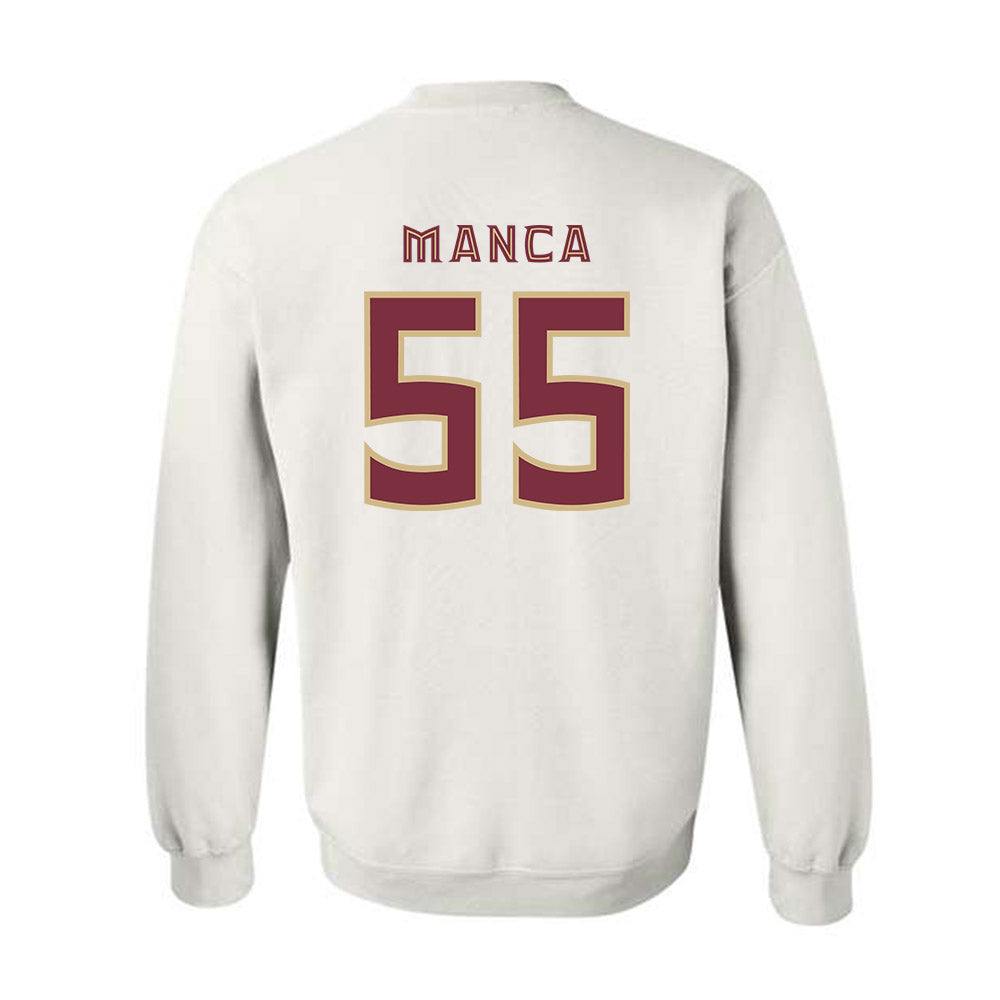 FSU - NCAA Baseball : Payton Manca - Replica Shersey Crewneck Sweatshirt-1