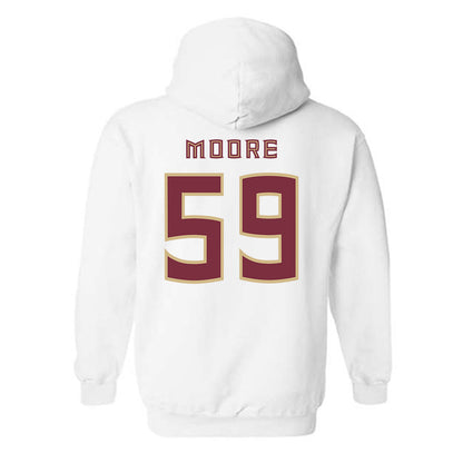 FSU - NCAA Football : Steven Moore - Replica Shersey Hooded Sweatshirt-1