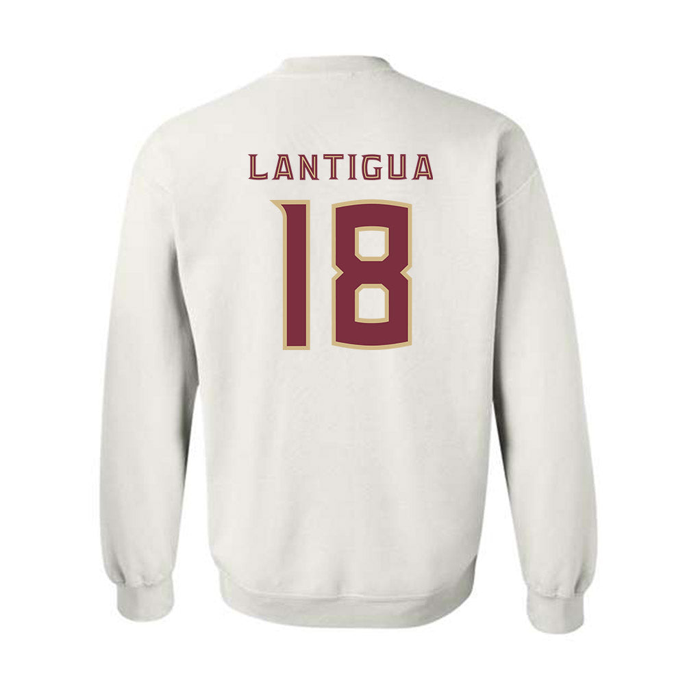 FSU - NCAA Baseball : Emmanuel Lantigua - Replica Shersey Crewneck Sweatshirt-1