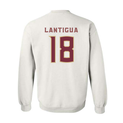 FSU - NCAA Baseball : Emmanuel Lantigua - Replica Shersey Crewneck Sweatshirt-1