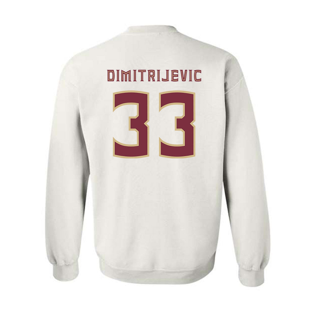 FSU - NCAA Softball : Lisabella Dimitrijevic - Replica Shersey Crewneck Sweatshirt-1