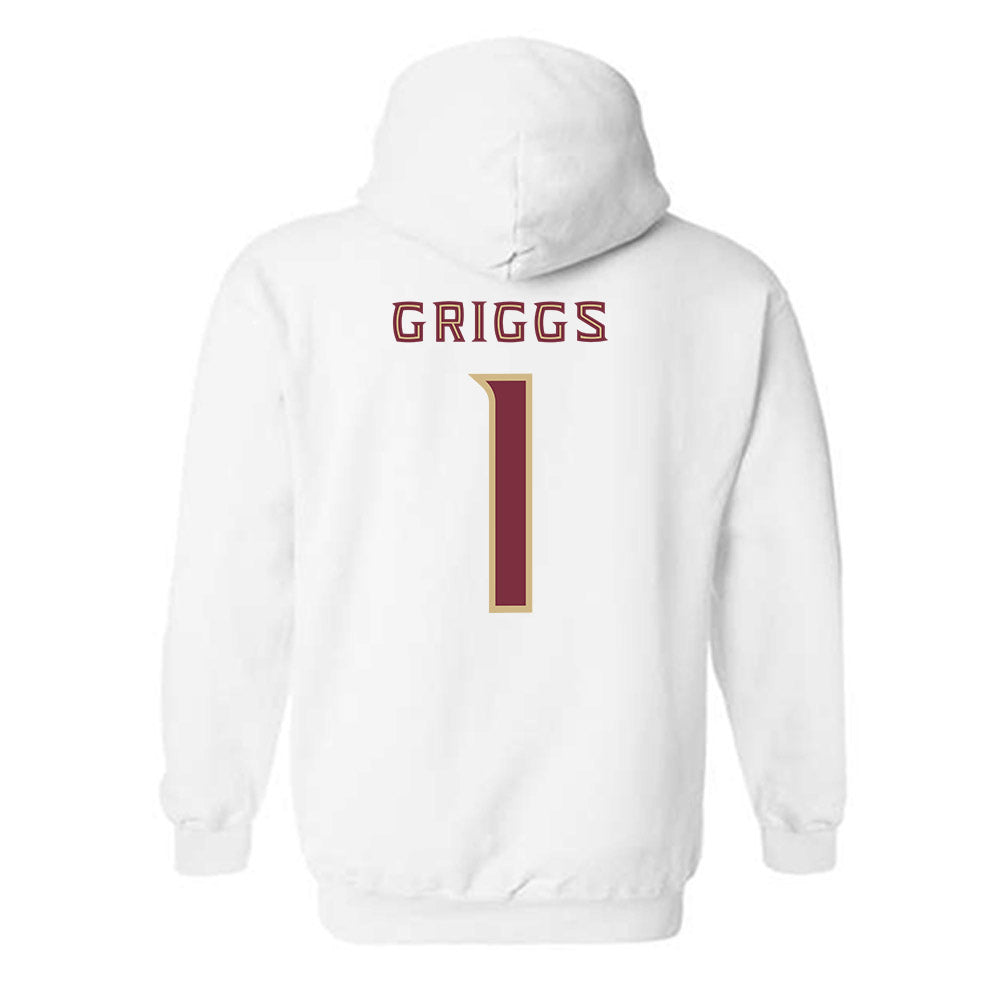 FSU - NCAA Softball : Hayley Griggs - Replica Shersey Hooded Sweatshirt-1