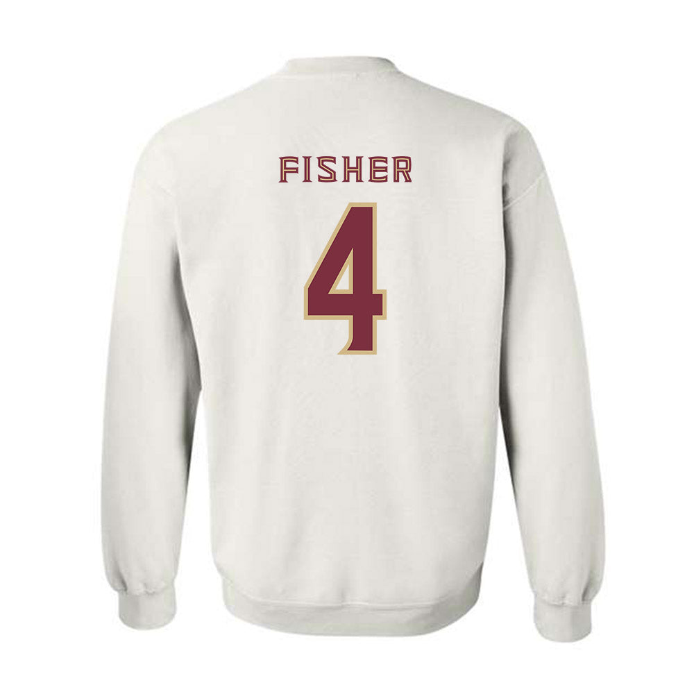 FSU - NCAA Baseball : Cal Fisher - Replica Shersey Crewneck Sweatshirt