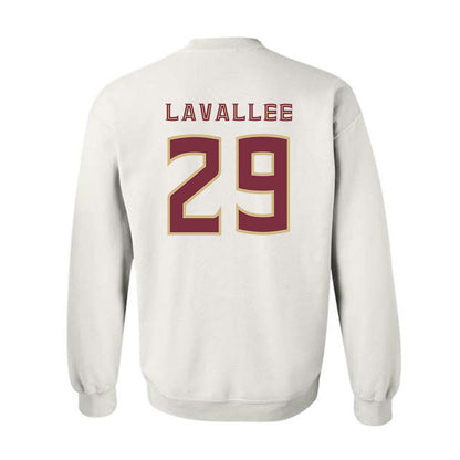 FSU - NCAA Football : Caleb LaVallee - Replica Shersey Crewneck Sweatshirt-1