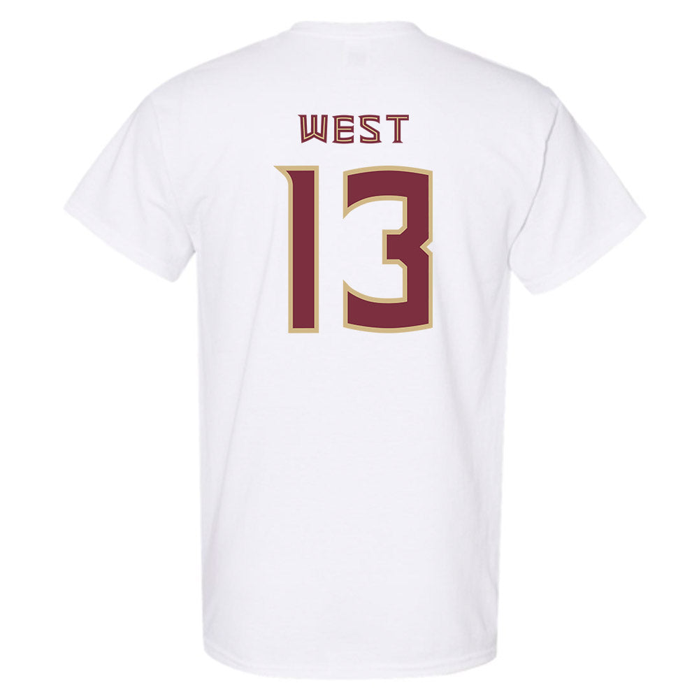 FSU - NCAA Women's Lacrosse : Peyton West - Replica Shersey T-Shirt-1