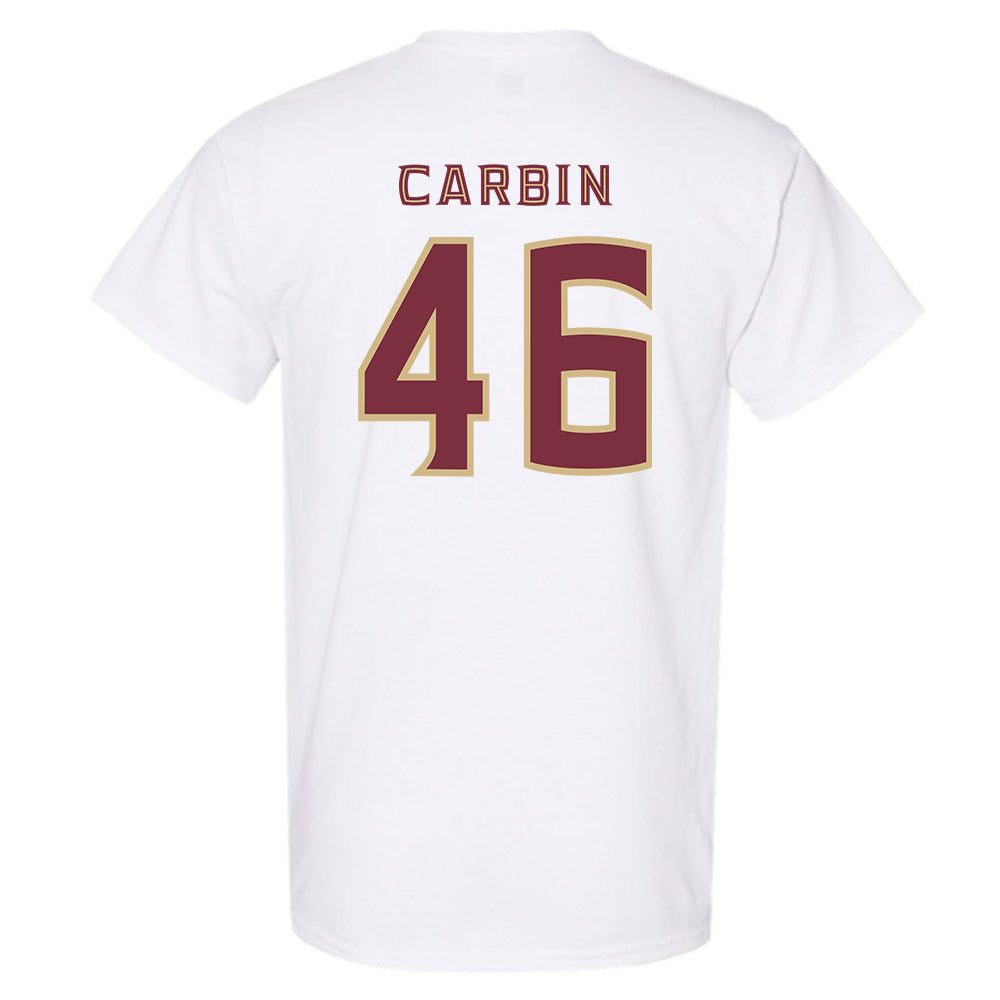 FSU - NCAA Football : Chris Carbin - Replica Shersey T-Shirt-1