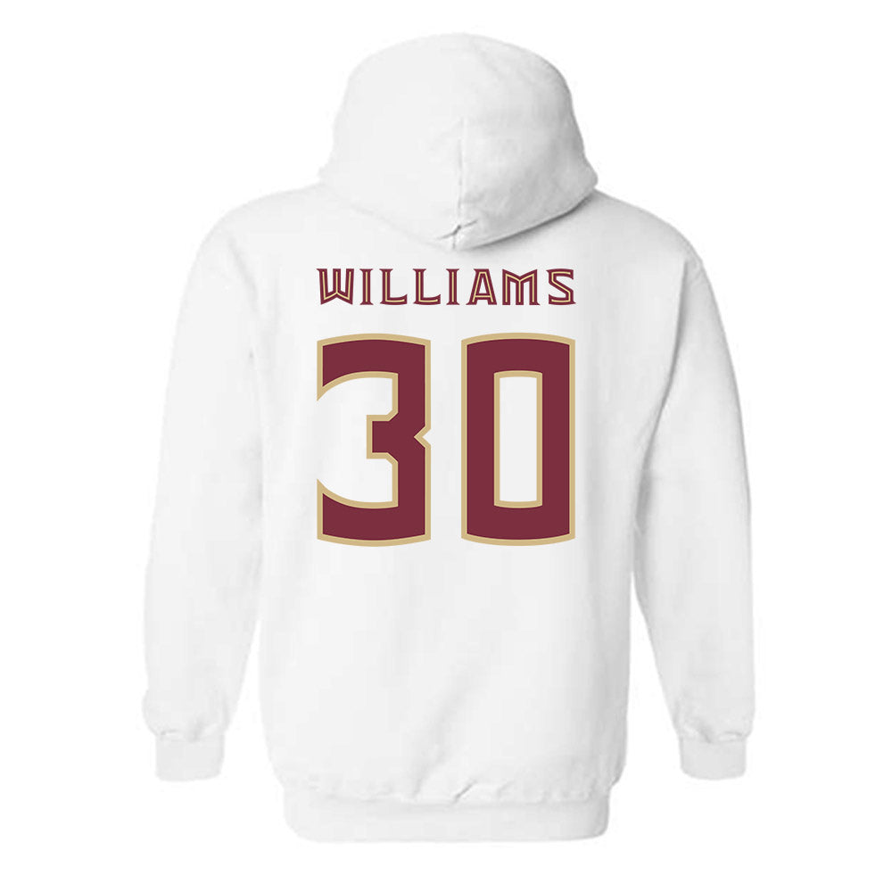 FSU - NCAA Football : Izayia Williams - Replica Shersey Hooded Sweatshirt-1