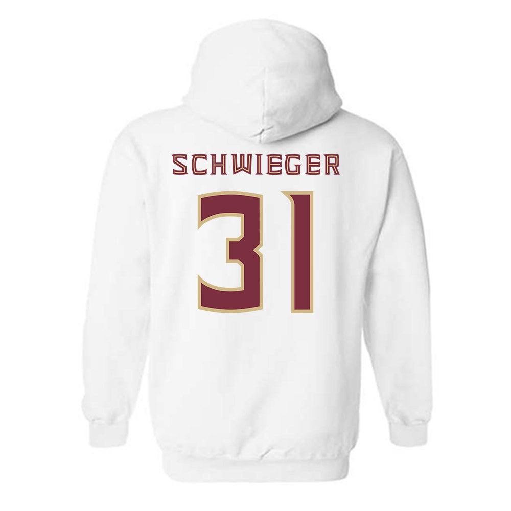 FSU - NCAA Men's Basketball : Cooper Schwieger - Replica Shersey Hooded Sweatshirt-1