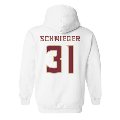 FSU - NCAA Men's Basketball : Cooper Schwieger - Replica Shersey Hooded Sweatshirt-1