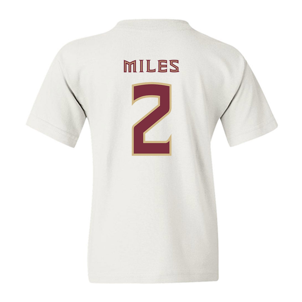 FSU - NCAA Men's Basketball : Cam Miles - Replica Shersey Youth T-Shirt-1