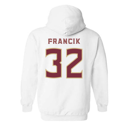 FSU - NCAA Softball : Jazzy Francik - Replica Shersey Hooded Sweatshirt-1