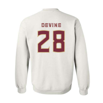 FSU - NCAA Women's Lacrosse : Annie Devine - Replica Shersey Crewneck Sweatshirt-1