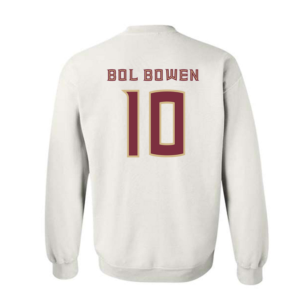 FSU - NCAA Men's Basketball : Taylor Bol Bowen - Replica Shersey Crewneck Sweatshirt