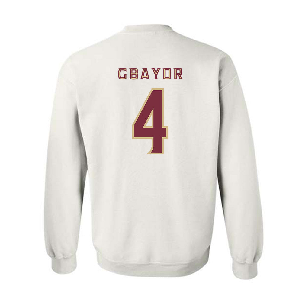 FSU - NCAA Football : Mikai Gbayor - Replica Shersey Crewneck Sweatshirt-1