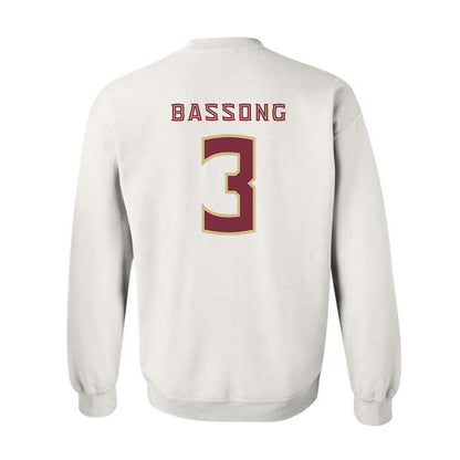 FSU - NCAA Men's Basketball : Thomas Bassong - Replica Shersey Crewneck Sweatshirt-1