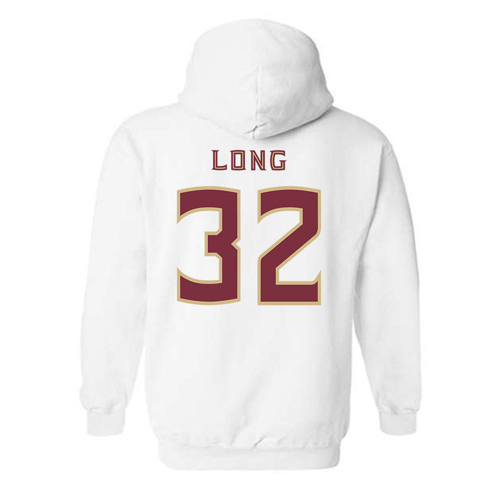 FSU - NCAA Women's Lacrosse : Brooke Long - Replica Shersey Hooded Sweatshirt-1