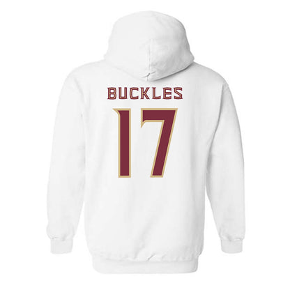 FSU - NCAA Baseball : Charlie Buckles - Replica Shersey Hooded Sweatshirt-1
